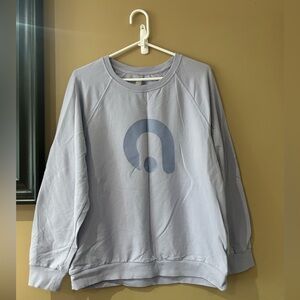 Women Light Blue Crewneck Sweater size XXL